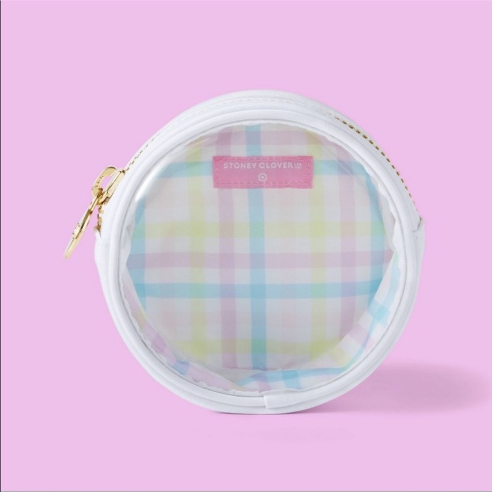 Stoney Clover Lane x Target White/Rainbow Mini Circle Pouch